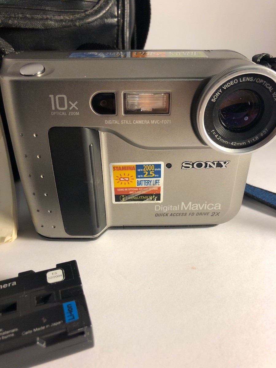 Sony Mavica MVC-FD71 Digital Video Camera Battery & Case (no Sony Mavica MVC-FD71 Digital Video Camera Battery & Case (no