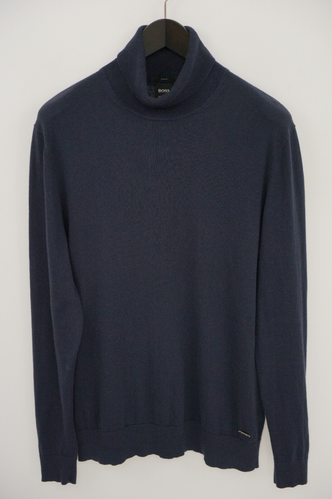 Men HUGO BOSS Jumper Dark Blue Wool 