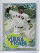 2022 BOWMAN CHROME Marco Luciano VIRTUOSIC VIBRATIONS  RC Giants VV-6  (632)