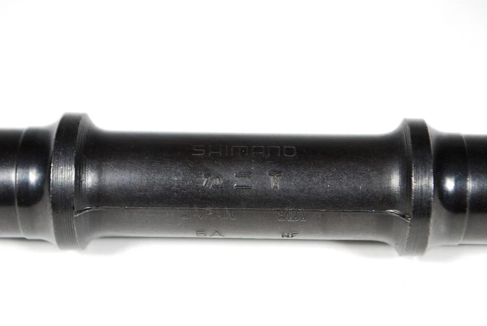 Vintage Shimano Bicycle Bottom Bracket Axle 70/118 mm 5A Road Bike BB Parts NOS - Image 2 of 4