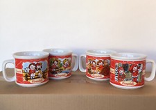 Campbells Soup Collectible Soup Mugs 1998 Lot Of 4 Christmas & Summer 