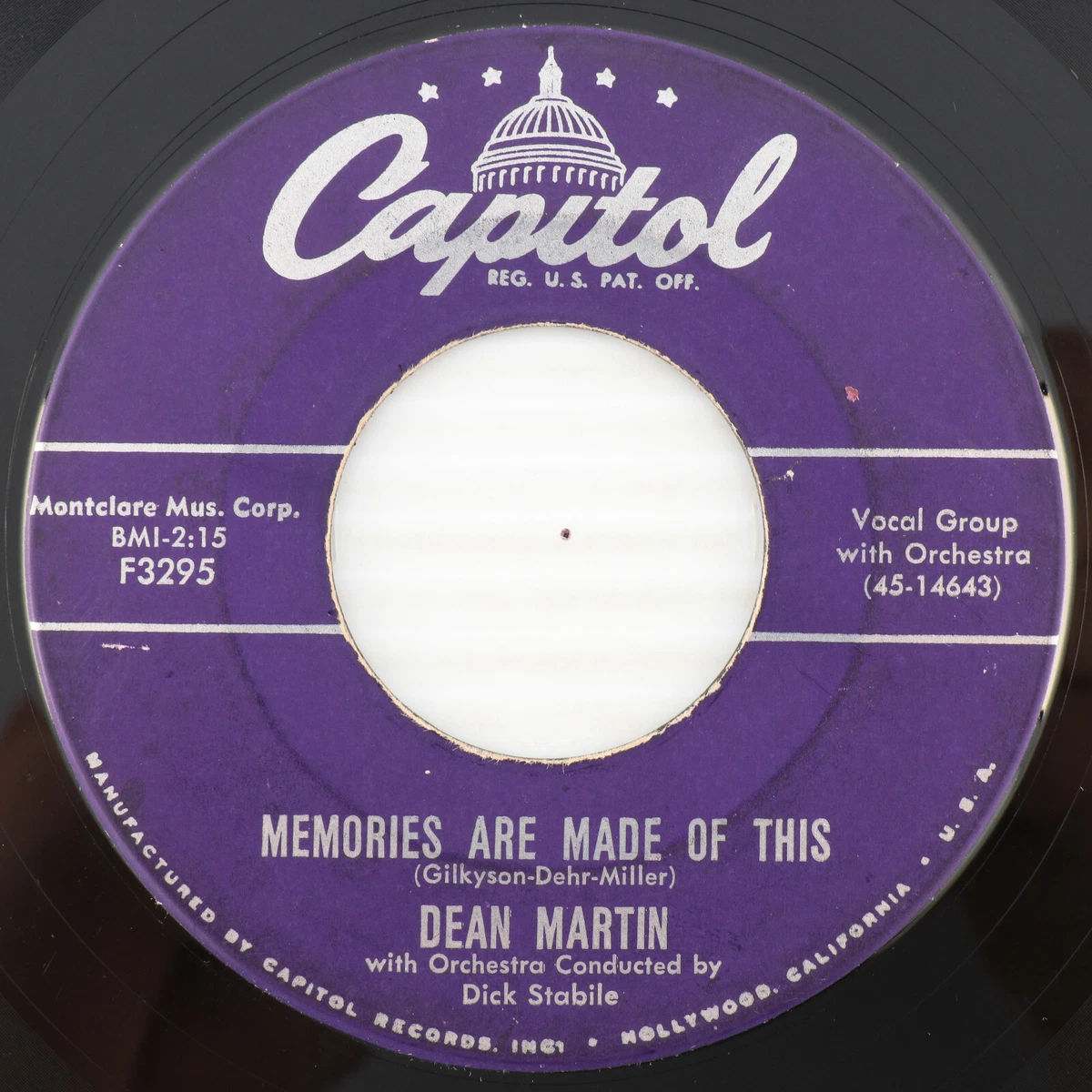 Dean Martin 45 RPM Speed Vinyl Records for sale | eBay
