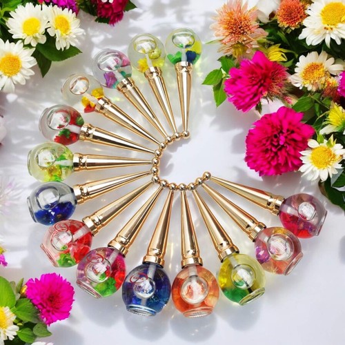 Vanfa Cuticle Oil infused with real flower 0.42 Oz - Scent: Jasmine - Picture 4 of 6