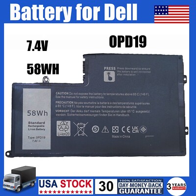  0PD19 OPD19 BATTERY FOR DELL Inspiron 14 5442 5443 5445 5447 15 5542 TRHFF US