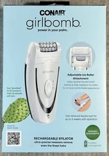 Conair Girlbomb Epilator Ice Roller Hair Removal GBE20 New