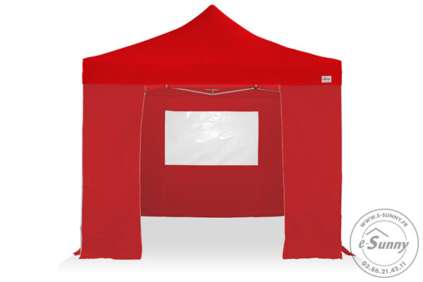 Barnum pliant 3x3m toit 250g/m² + 4 côtés pour ombrager vos repas de jardin en famille