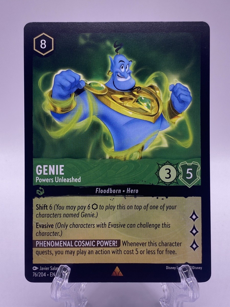 Disney Lorcana The First Chapter 76/204 Genie Power's Unleashed