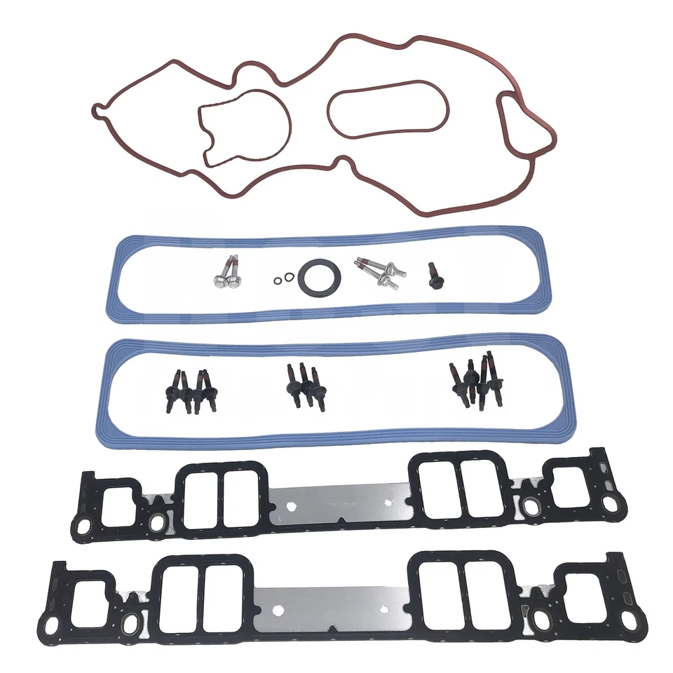 Juego de juntas de colector de admisión superior e inferior para Chevy Express 2500 1996-2002 5,7 L Foto 4 de 4