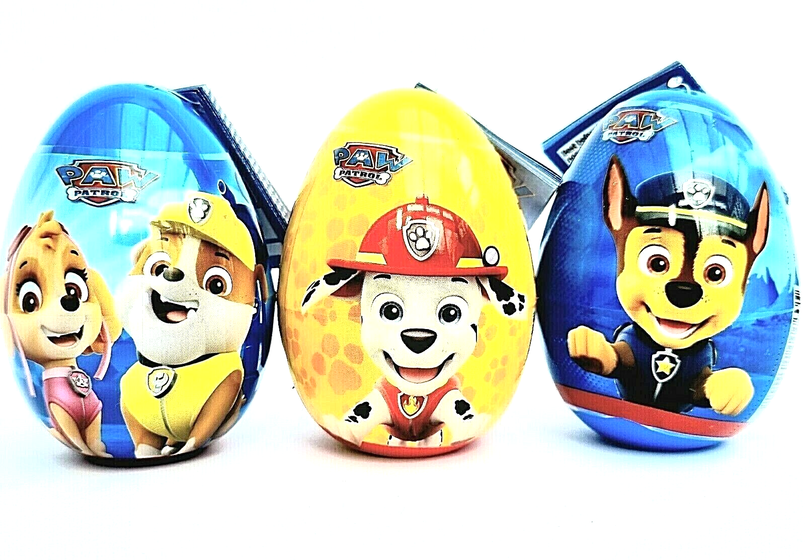 6 x PAW PATROL SURPRISE EGGS KIDS EASTER PARTY BAG sweets toy sticker HALAL