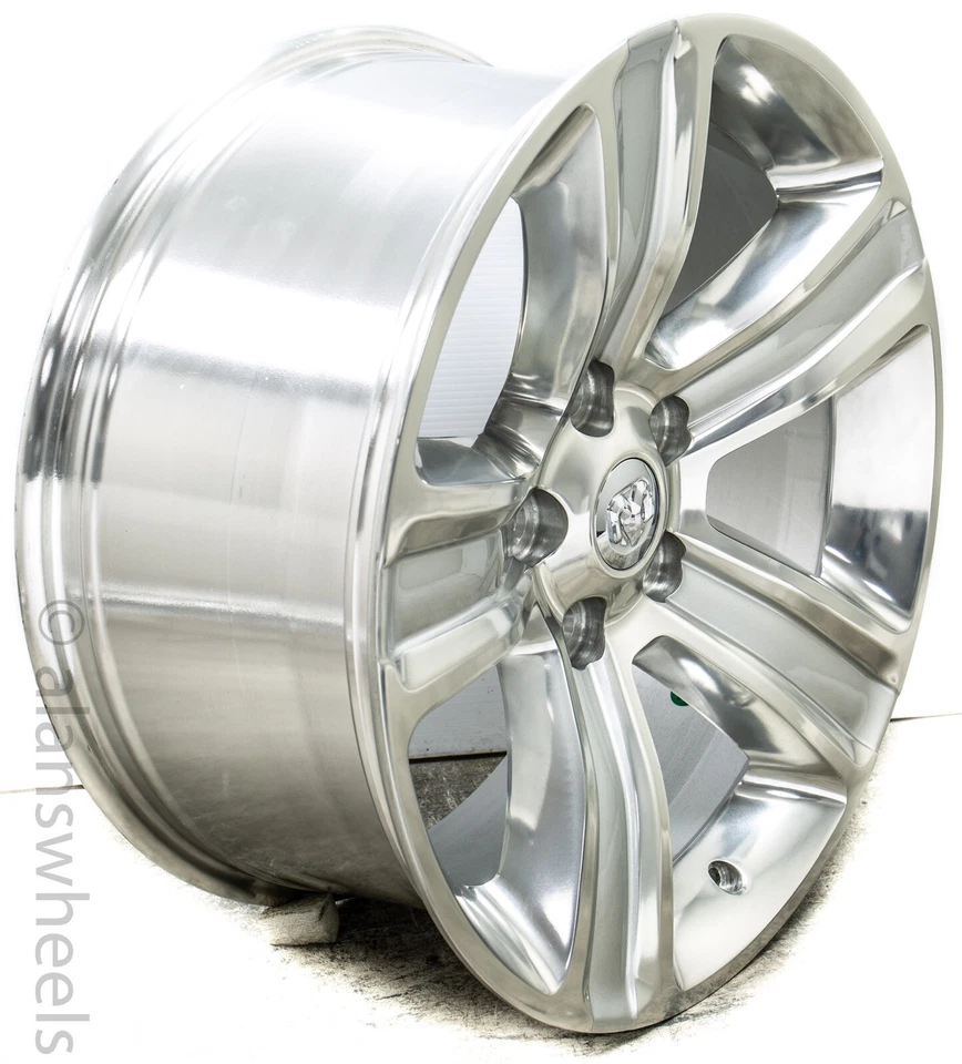 4 NEW 2002-2018 Dodge Ram 1500 Polished 20" Wheels Rims Dakota Durango 2453 - Image 2 of 2