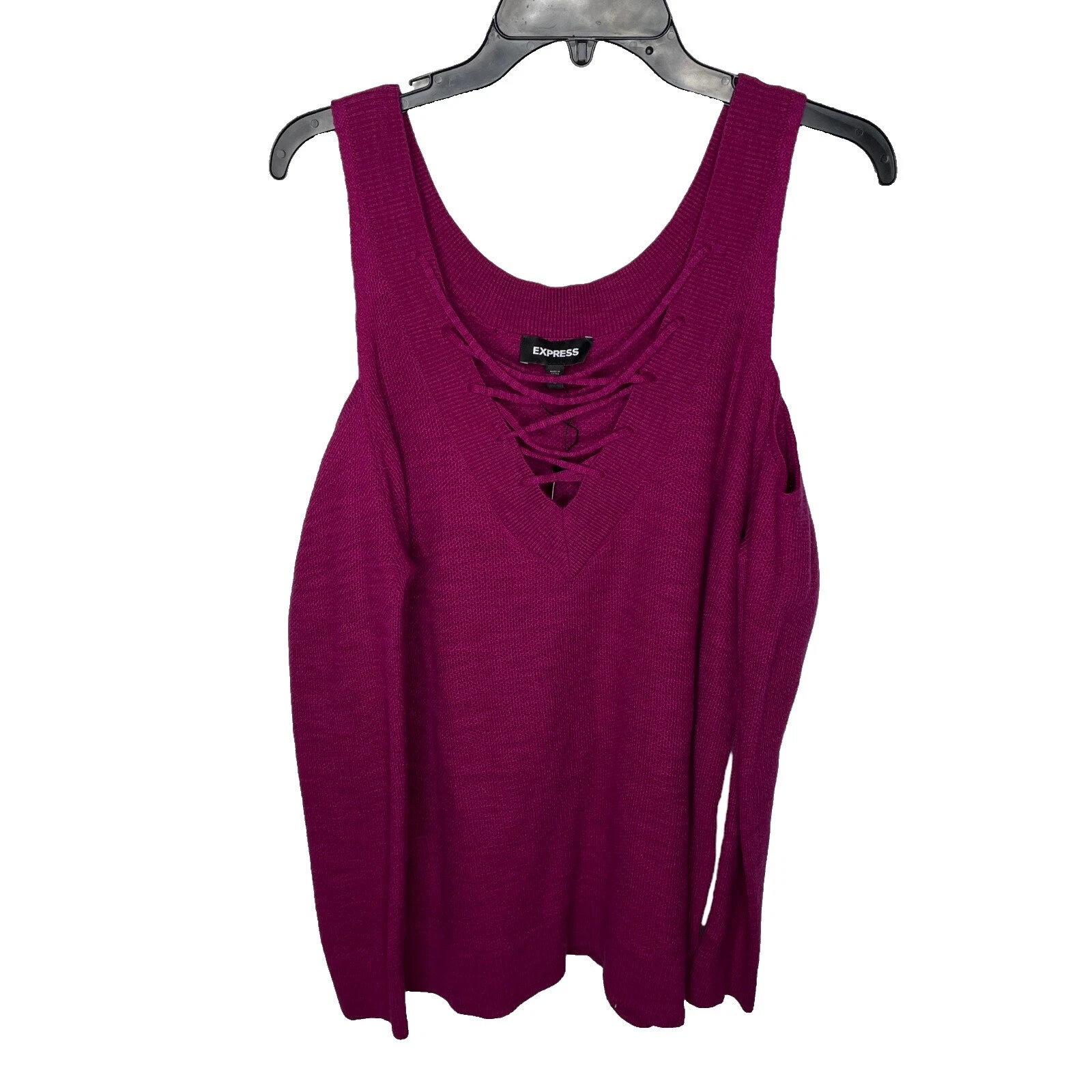 Express Suéteres para mujer con cuello en V