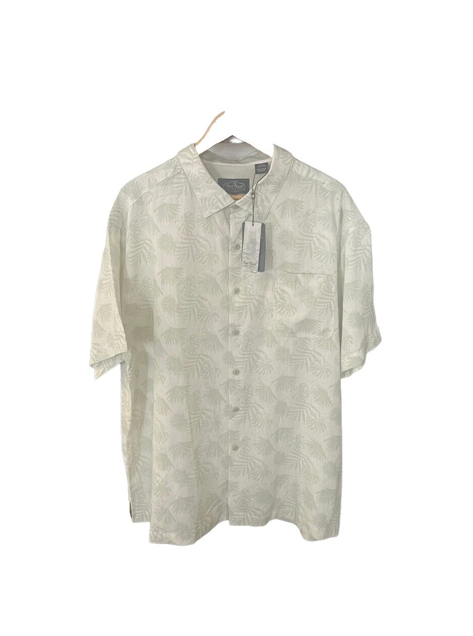 Camisas informales con botones de poliéster Nat Nast para hombre