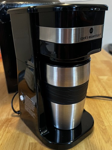 Single-Serve Coffee Maker Tumbler Black 