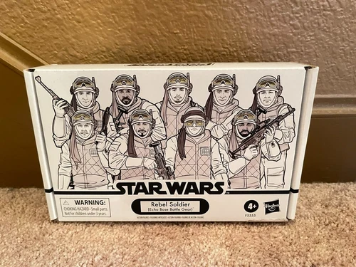 *NEW* REBEL SOLDIER (ECHO BASE BATTLE GEAR) 4 Pack Hasbro Star Wars Vintage Coll