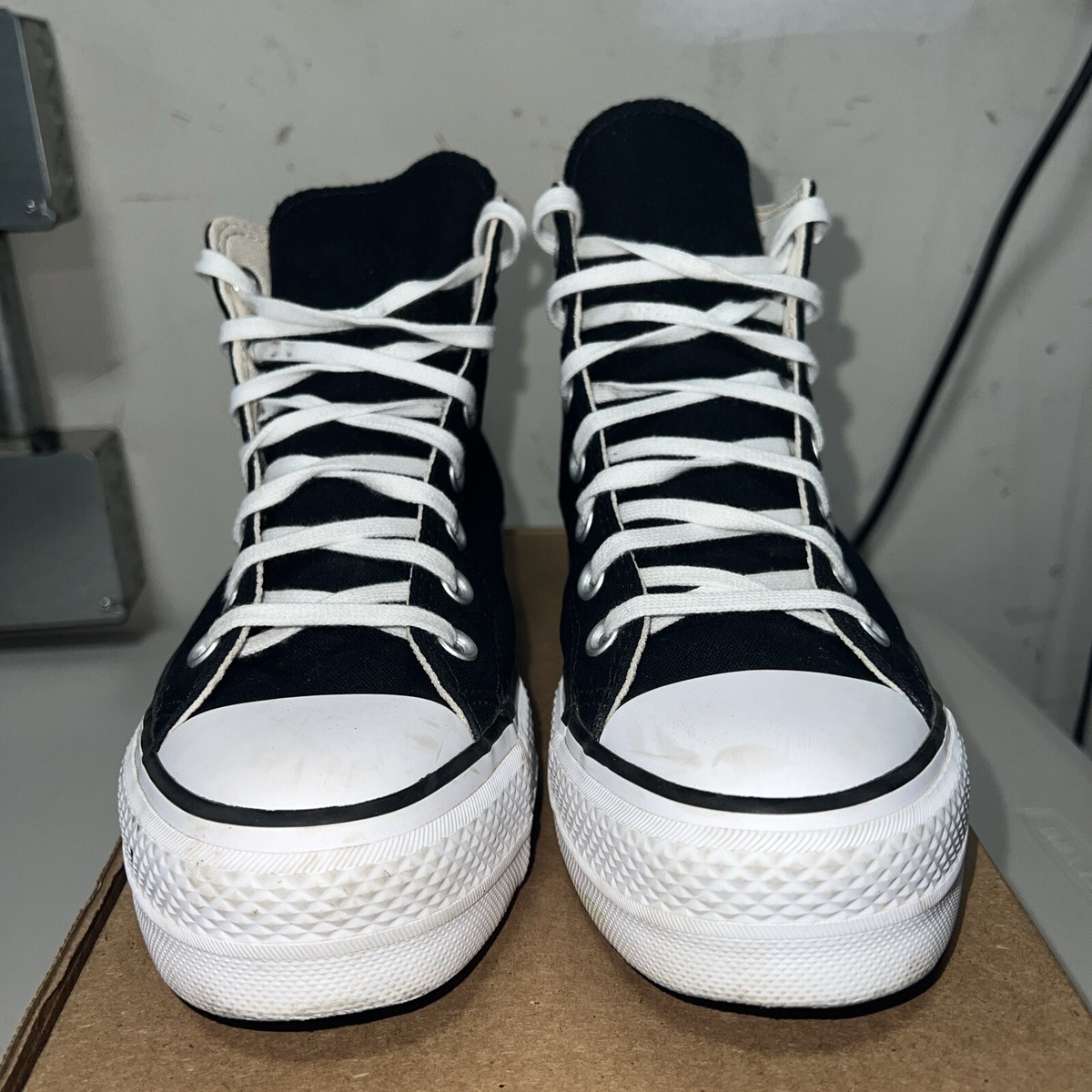 Converse Chuck Taylor All Star Platform Black Canvas 560845F