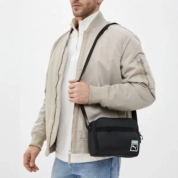 Bolsa Puma Original Futro Reporter S 078010-01 Puma Preta - Imagem 2 de 4