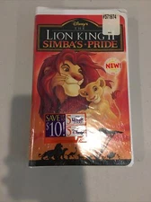 The lion king 2 VHS Simba’s pride brand new and sealed