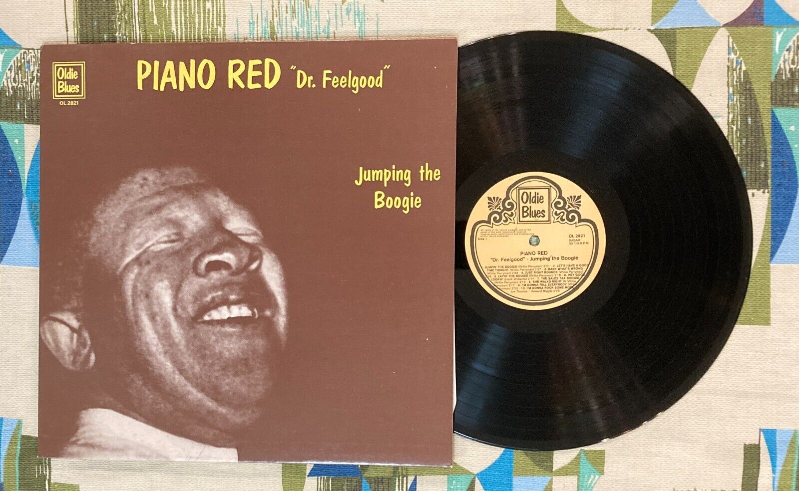 Piano Red aka Dr. Feelgood LP Jumping the Boogie 1950-1955 VG++/M-