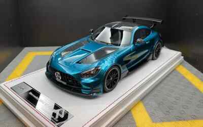 Limited edition IVY1:18 Blue Mercedes AMG GT Black Series sports
