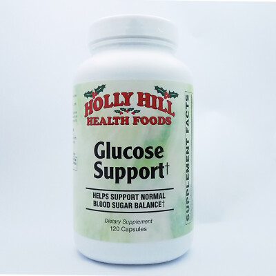 Holly Hill Health Foods, Glucose Support(For Normal Blood Sugar Balance),120Caps