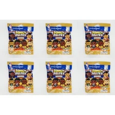 NBA Squeezymates Series 2 Mini Figure Clips : LOT of 6 NEW Blind Bags!