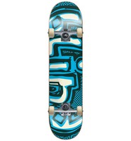 Blind Warped 7.25 Green Blue Complete Skateboard Blind Warped 7.25 Green Blue Complete Skateboard