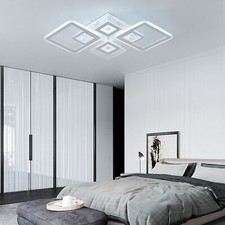 LED Acrylic Ceiling Lamp Flush Mount Light Bedroom Modern Living Room Chandelier