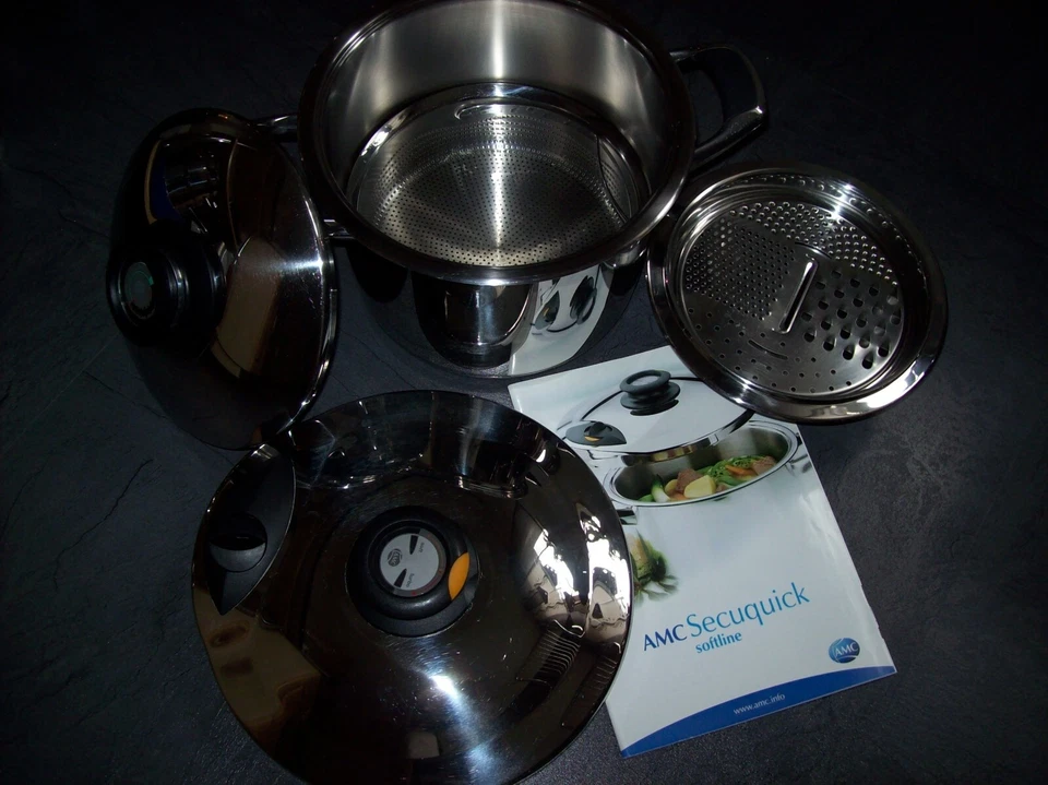 AMC Induktionsset 6-tlg, AMC Secuquick softline, 8 l Topf, Schnellkochtopfdeckel - Bild 3 von 3