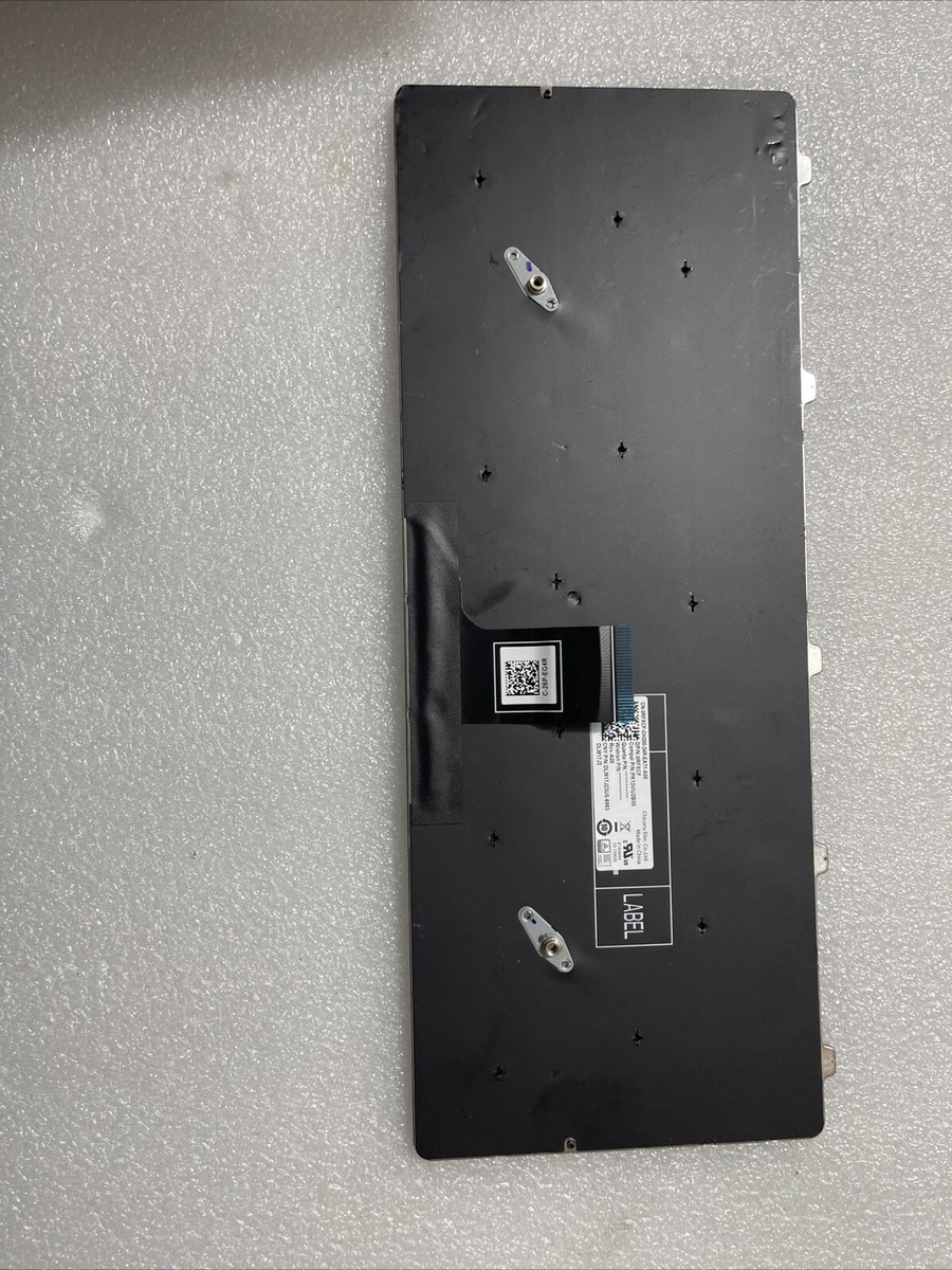 Tastiera USA Per Dell Chromebook 11 3100 5190 3110 2-in-1, Modello 0H06WJ 0RFXCF, Colore Nero