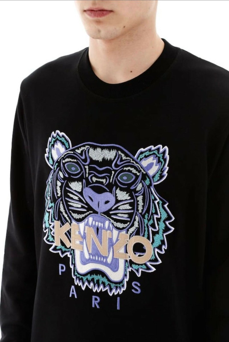 Brand New Kenzo Tiger Embroidery Sweatshirt, Size Small