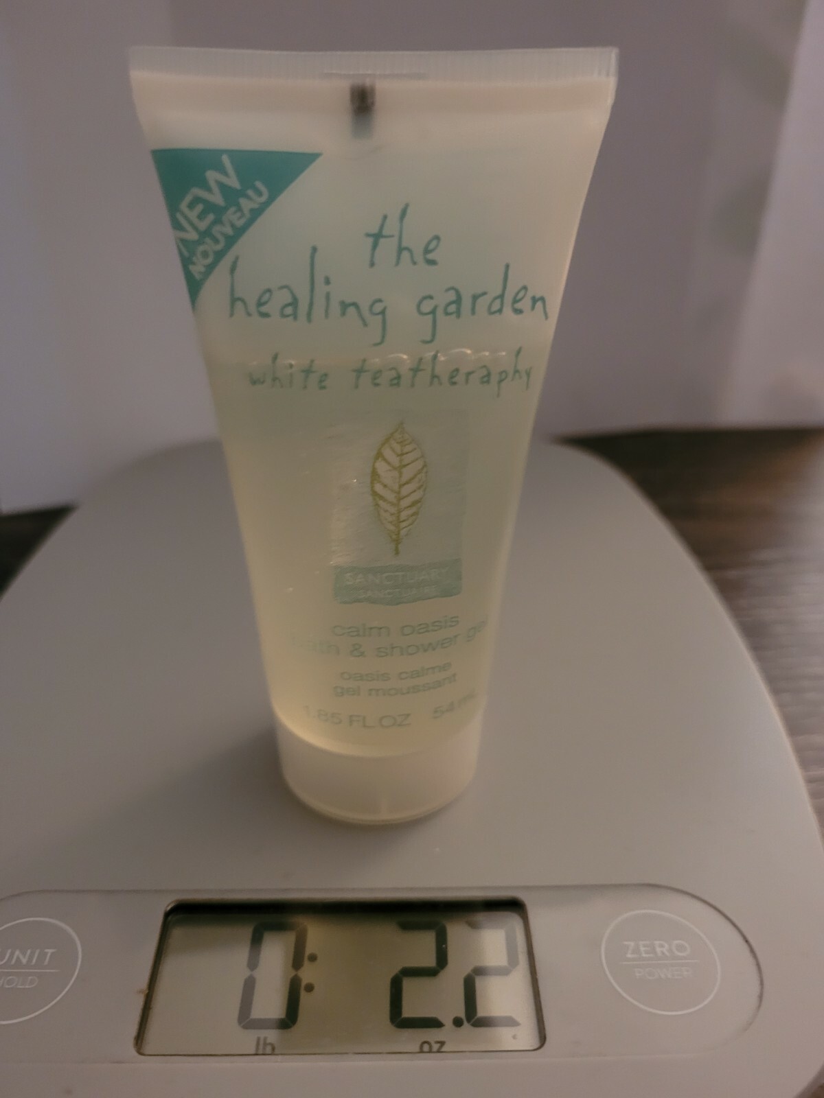 The Healing Garden White Tea therapy Body Wash Gel sanctuary Calm Oasis