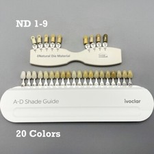 Ivoclar Vivadent Dental Shade Guide A-D Porcelain Teeth IPS Natural Die Abutment