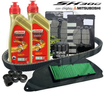 TAGLIANDO OLIO CANDELA FILTRO CINGHIA RULLI PASTIGLIE HONDA SH 125 I - Foto 11