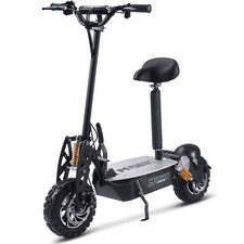 MotoTec 2000W 48V Electric Scooter Black High-Powered Ride