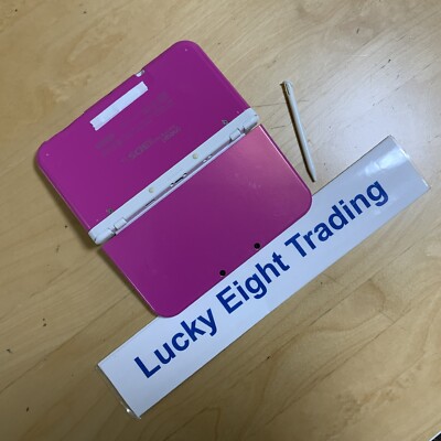 New Nintendo 3DS XL LL Pink White Console Stylus Japanese