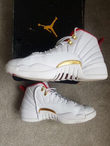 Air Jordan 12 Retro Chinese New Year White University Red FIBA - Picture 2 of 12