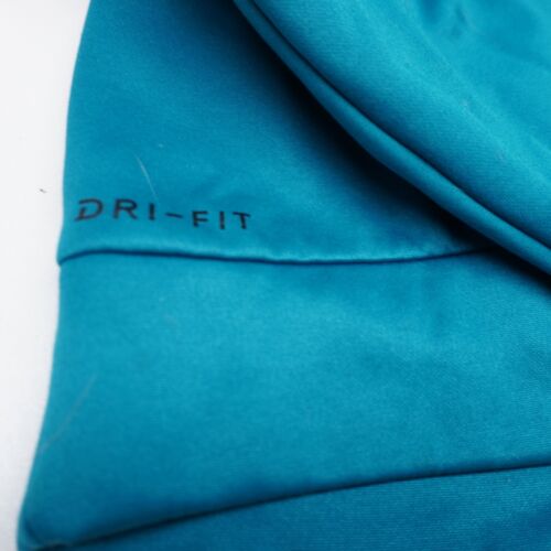 Men's Nike Dri-Fit Aqua Blue Pullover Hoodie Sweatshirt Draw string hood Sz XL - Picture 2 of 8