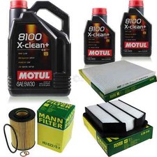 MOTUL 7 L 5W-30 MOTOR-ÖL+MANN-FILTER für KIA Carens III UN 2.0 CRDi 135
