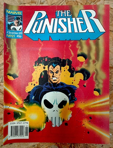 THE PUNISHER - MARVEL COMICS BUNDLE - 25 UK ISSUES 1989 - 1990 - Picture 17 of 24
