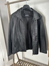 Women  s Vintage Leather Jacket Classic Edgy Street wear Retro 90  s Racer SZ 16