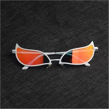 RCXKOOM Donquixote Doflamingo Glasses One Piece Anime 62mm, Orange Red
