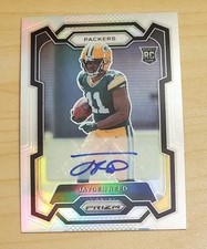 2023 Panini Prizm - Rookies Jayden Reed #334 Silver Prizm Autographs (AU, RC)