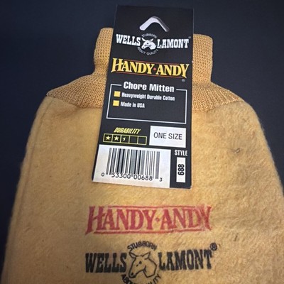 Wells Lamont Handy Andy Premium Work Farm Chore Mitten Style 688