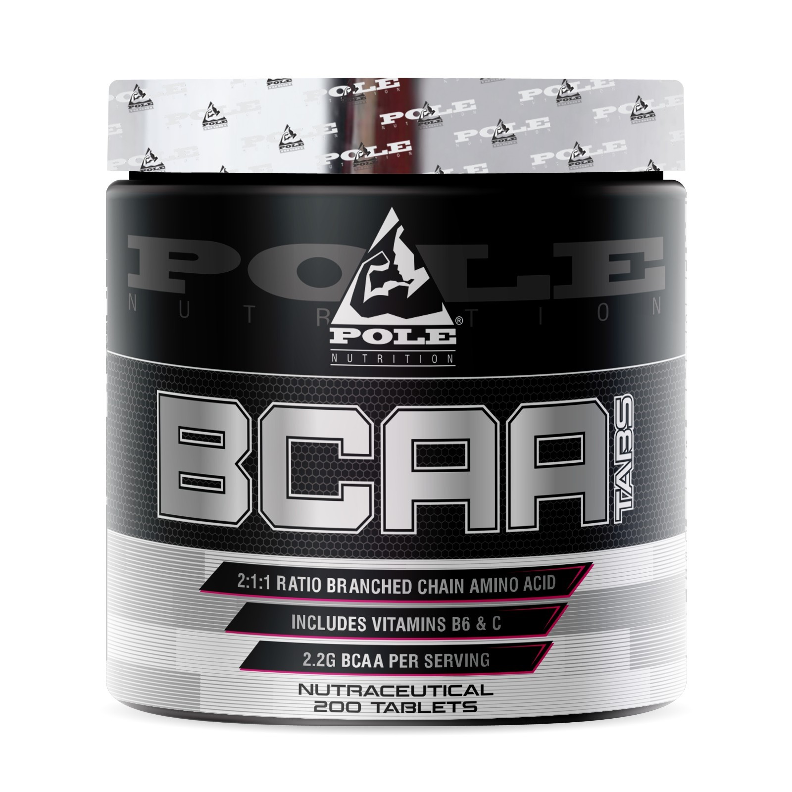 Pole Nutrition Bcaa Tabs 200 Tablets 