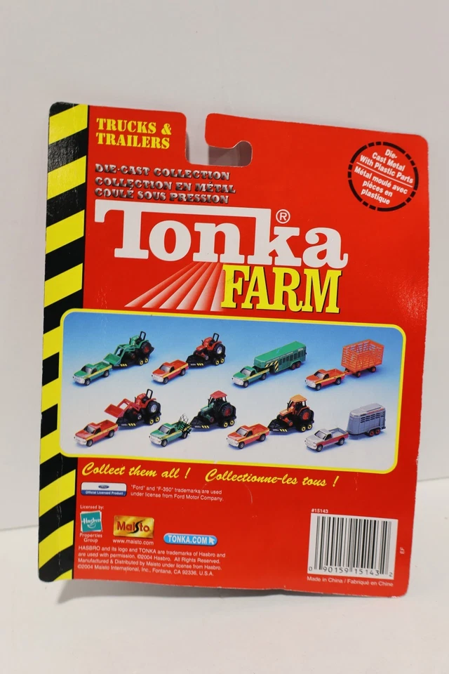 NIP Tonka Farm Die Cast Collection Truck Tractor Trailer 1:64 Hasbro 2002 - Image 3 of 3