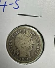 1914 S Barber Dime