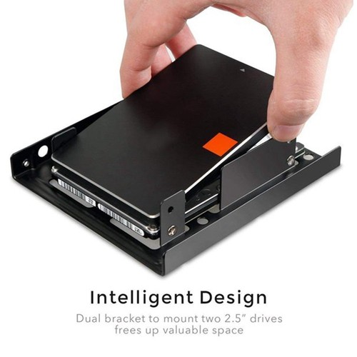 2X( Layer SSD Metallrahmen 2,5 Bis 3,5 Interne Computer SSD Festpla4640 - Afbeelding 3 van 9
