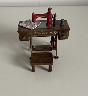 Sylvanian Families Vintage Red Singer Nähmaschine Calico Critters