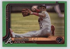 2025 Topps Series 1 Green Rainbow 64/99 Orlando Arcia #154 0vp1