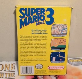 Super Mario Bros. 3 Nintendo NES 1990 W/ Box, Game, Sleeve Original Tested